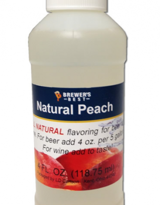 PEACH FLAVOR BREWER'S BEST 4 OUNCE FLAVORING FOR SODA BEER MEAD WINE SHINE CANDY