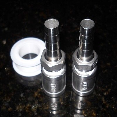 CHUGGER PUMP FITTING KIT LARGE 1/2×7/16″ FOR INLINE STAINLESS STEEL OR POLY HEAD
