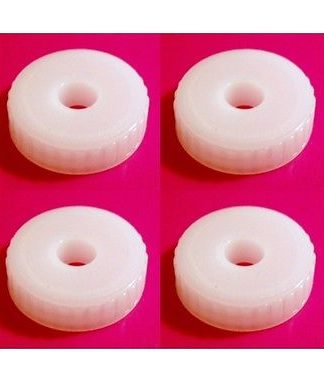 DRILLED AIRLOCK CAPS 4 38/400 FOR BEER WINE FERMENTERS & ONE 1 GALLON GLASS JUGS