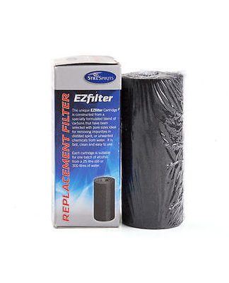 5 PACK EZ FILTER REPLACEMENT CHARCOAL FOR STILL SPIRITS EZFILTER FILTRATION SYSTEM