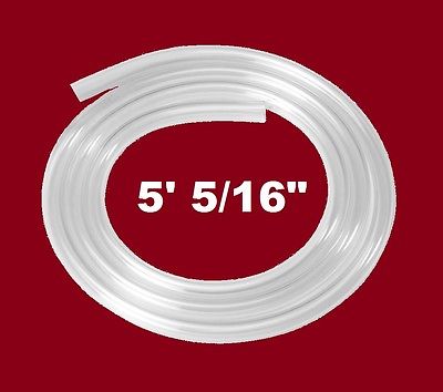 7x Meters PVC Clear Siphon Tube Food Grade Pipe Hose 1/4" ID 3/8" OD Homebrew 