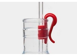 RACKING CANE CLIP 3/8″ RED CLAMP HOLDS CANE TUBE STEADY DURING SIPHON HOSE OPS