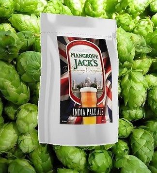 DISCONTINUED BEER KIT IPA MANGROVE JACK RECIPE#1 BREWERY POUCH 6GAL INDIA PALE ALE NO CLEANUP
