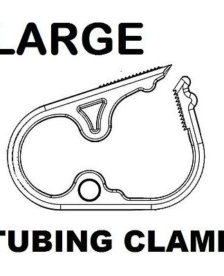 TUBING CLAMP LARGE 6 PACK 2-POSITION SIPHON HOSE SHUT OFF VALVE BEER WINE KIT
