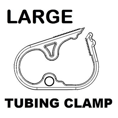 TUBING CLAMP LARGE 6 PACK 2-POSITION SIPHON HOSE SHUT OFF VALVE BEER WINE KIT