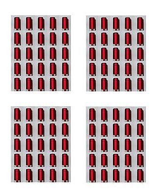SHRINK CAPSULES 100 ORIENTAL RED WINERY GRADE PVC HEAT WINE MAKING BOTTLE CAPS