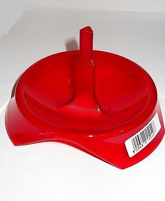 BOTTLE DRAINER RED COUNTER TOP VERY HANDY SINGLE BOTTLE TYPE