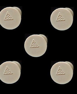 5 TINY RUBBER BUNGS SIZE #000 FITS AND PLUGS ANY LARGER BUNG DRILLED FOR AIRLOCK