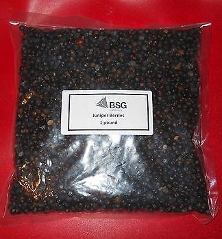 BLUE JUNIPER Berries 1lb Dried Whole Berry for Gin Flavoring Moonshine and Aromatherapy