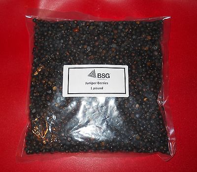 BLUE JUNIPER Berries 1lb Dried Whole Berry for Gin Flavoring Moonshine and Aromatherapy