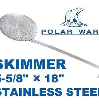 SKIMMER LARGE 18″ POLARWARE STAINLESS STEEL HOME BREWING BEER WINE HOPS STRAINER