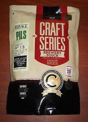 BEER KIT CZECH PILS MANGROVE JACK RECIPE#6 PILSNER BREWERY POUCH GAL NO CLEANUP!