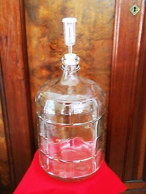 GLASS CARBOY 3 Gallon Secondary Fermenter KIT +BUNG +AIRLOCK for Homebrewing Beer and Wine