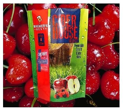 HARD CIDER KIT CHERRY APPLE CIDER HOUSE SELECT BREWERS BEST 5 or 6 GALLON KIT