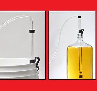 EASY SIPHON KIT 3/8" RACKING CANE w/Hose and Clamp Auto Starts Siphon with a Couple Pumps