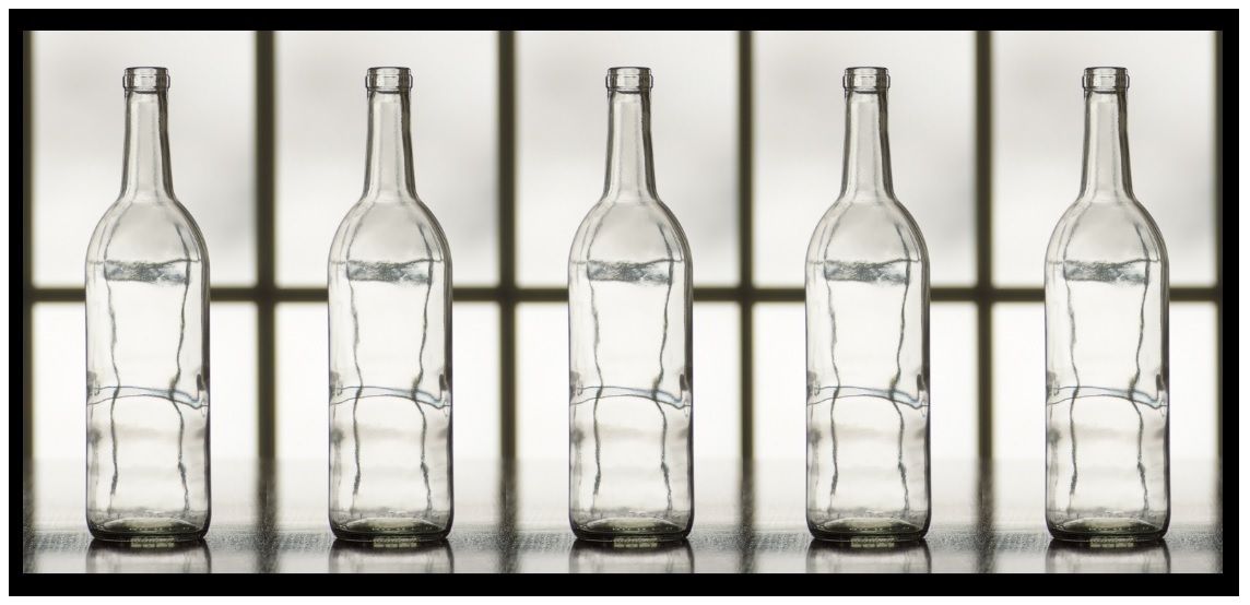 WINE BOTTLES 24 CLEAR FLINT BORDEAUX BRAND NEW 2 CASES OF 12 750ml SPEED SHIPPED - Image 5
