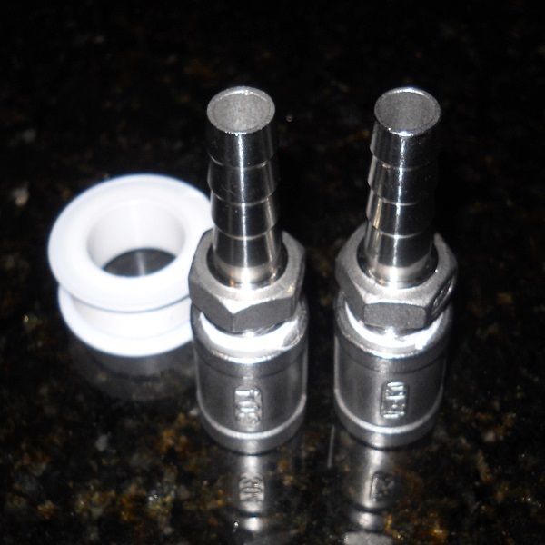 CHUGGER PUMP FITTING KIT LARGE 1/2×7/16″ FOR INLINE STAINLESS STEEL OR POLY HEAD - Image 2