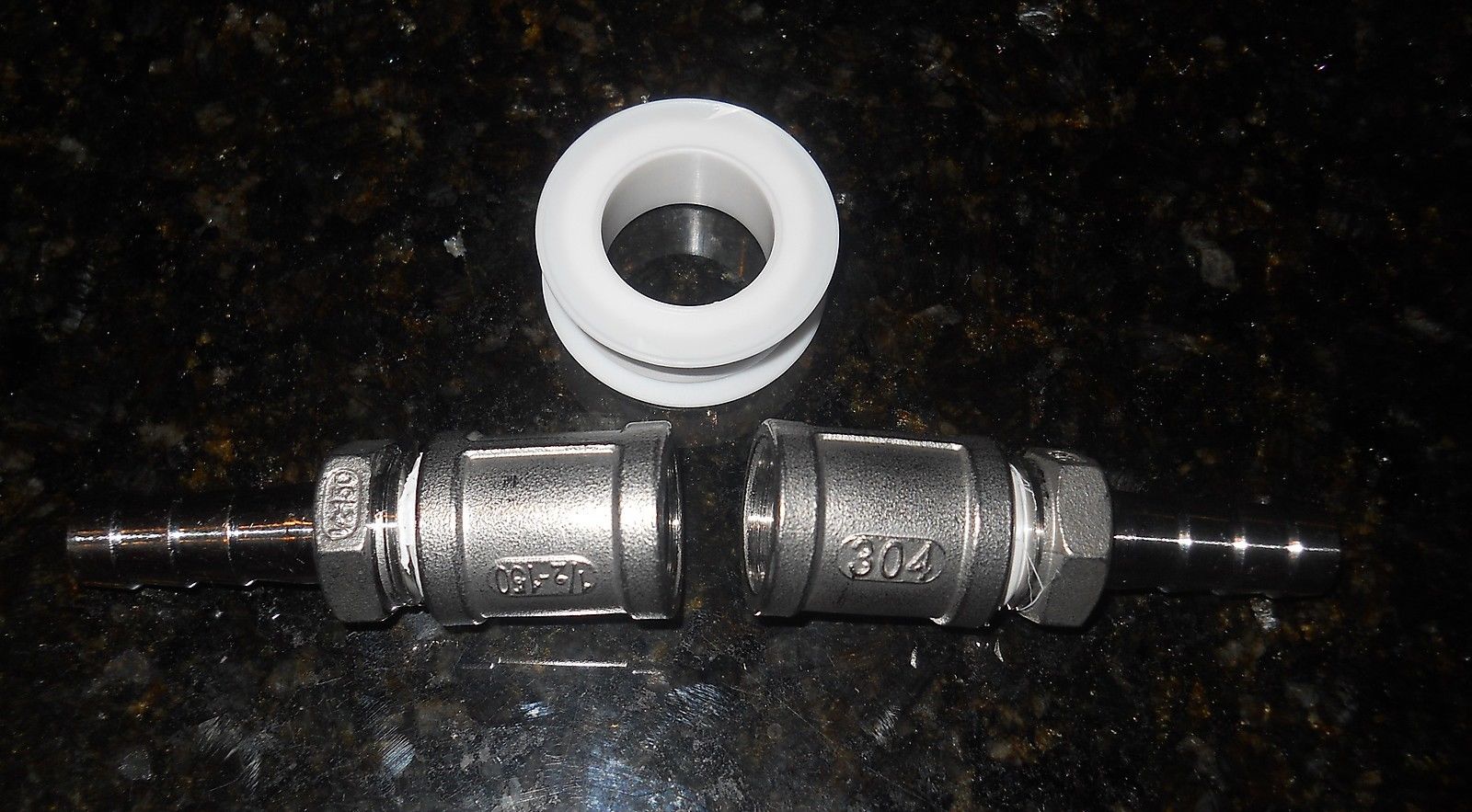 CHUGGER PUMP FITTING KIT LARGE 1/2×7/16″ FOR INLINE STAINLESS STEEL OR POLY HEAD - Image 6
