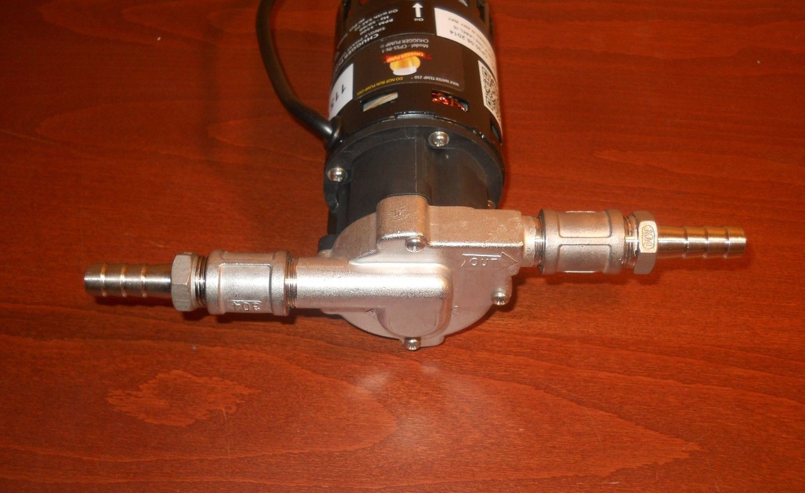 CHUGGER PUMP FITTING KIT LARGE 1/2×7/16″ FOR INLINE STAINLESS STEEL OR POLY HEAD - Image 11