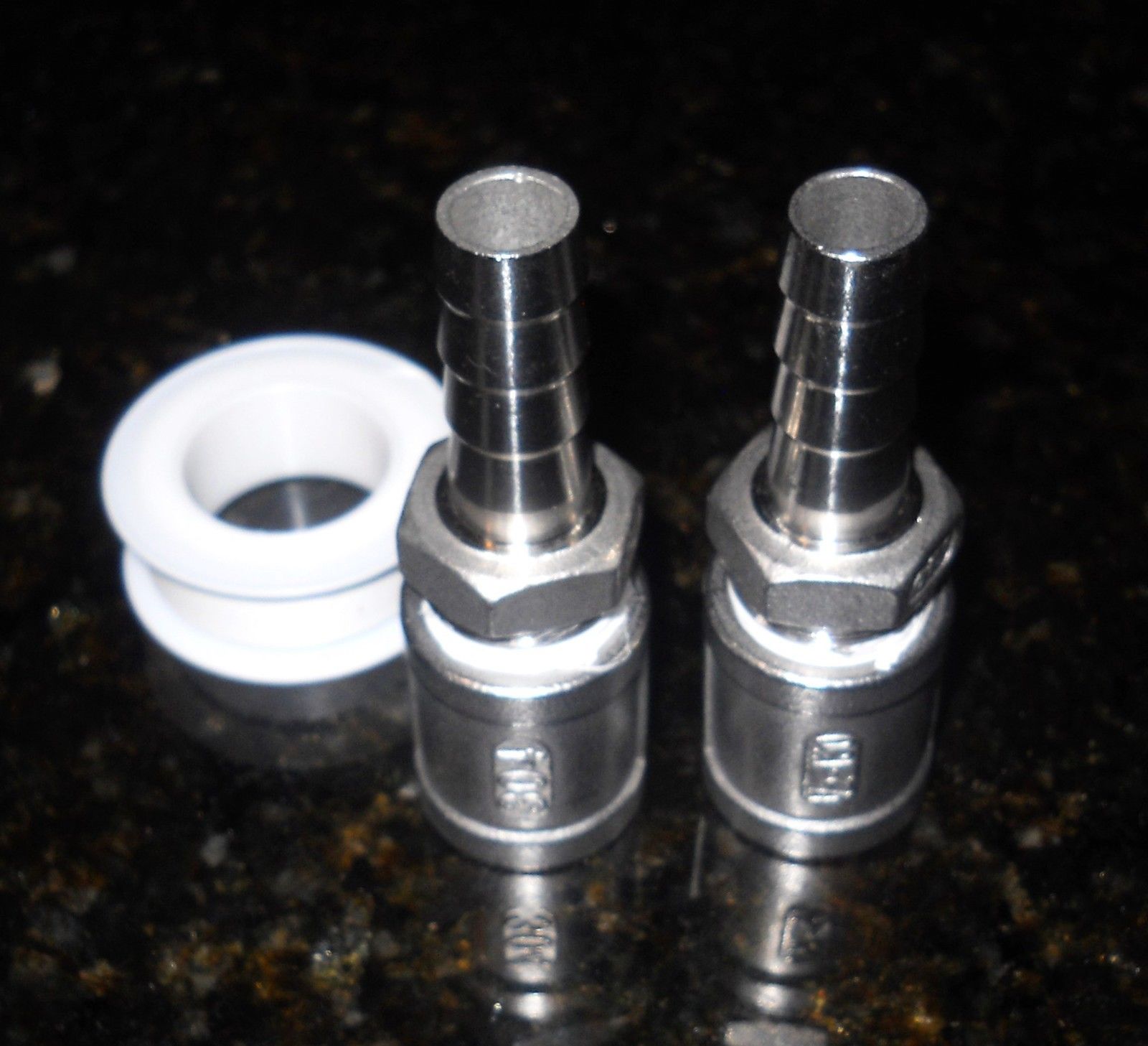 CHUGGER PUMP FITTING KIT LARGE 1/2×7/16″ FOR INLINE STAINLESS STEEL OR POLY HEAD - Image 12