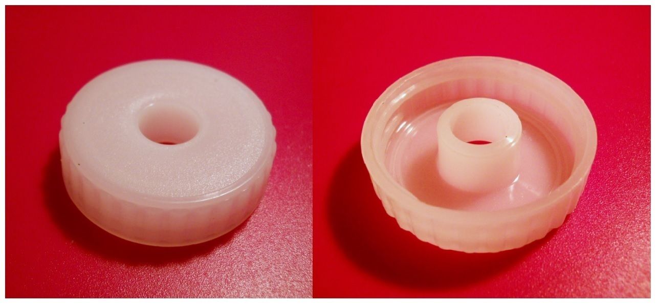 DRILLED AIRLOCK CAPS 4 38/400 FOR BEER WINE FERMENTERS & ONE 1 GALLON