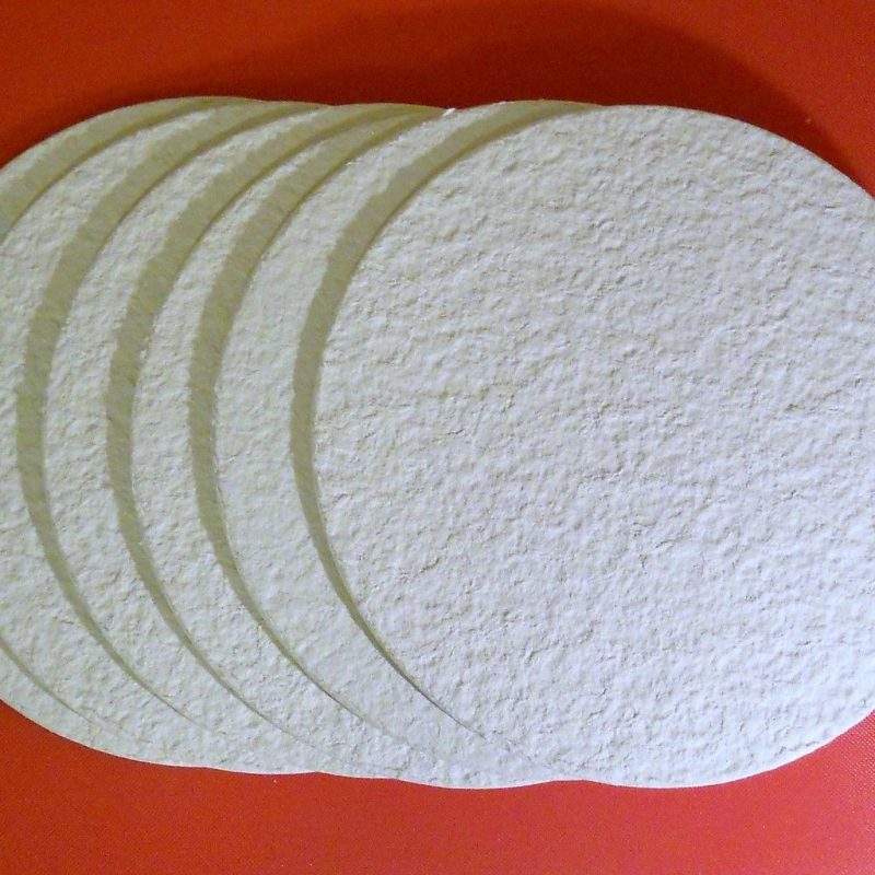 6 WINE FILTER PADS COARSE 8.75″ ROUND FOR VINTAGE SHOP VINAMAT PLATE