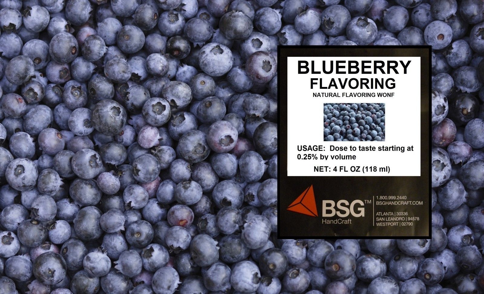 BLUEBERRY FLAVOR LDC BREWER’S BEST 4 oz FLAVORING FOR SODA BEER WINE