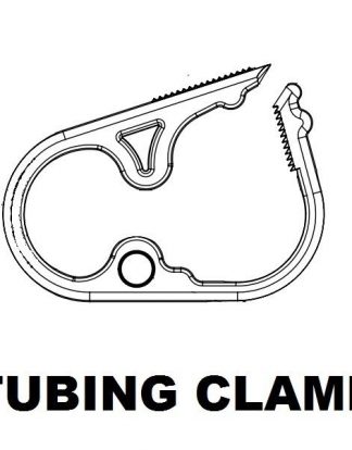TUBING CLAMP MEDIUM 12-POSITION SIPHON HOSE SHUT OFF PINCH VALVE BEER WINE KIT