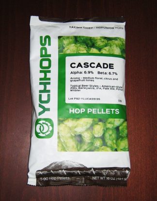 HOPS CASCADE 1lb PELLET HOPS YCHHOPS FACTORY PACKED FOR HOME BREWING BEER KIT