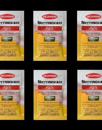 6 PACK NOTTINGHAM ALE YEAST from Danstar Lallemand for Brewing Beer at Home