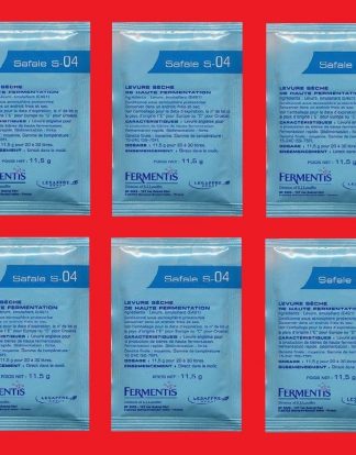 6 PACKS S-04 SAFALE DRY ENGLISH ALE Beer Yeast Fermintis S04