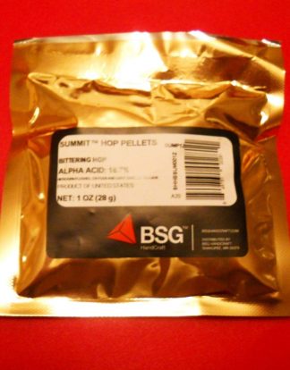 HOPS HOP PELLETS SUMMIT 1 OZ NITROGEN FOIL FACTORY PACK HOME BREWING MR BEER KIT