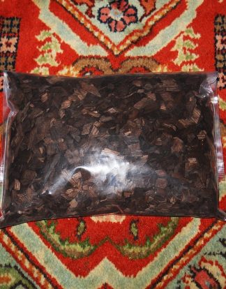 OAK CHIPS 4 OZ DARK TOAST AMERICAN OAK for FLAVORING WINE BOURBON WHISKEY SHINE