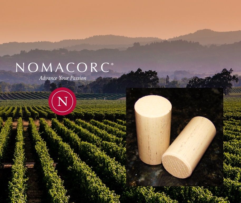 30PK #9 NOMACORC SELECT 900 SYNTHETIC WINE CORKS 1-3/4″ 22.5mmX44mm Champfered with Plain Wood Grain Finish from Vinventions