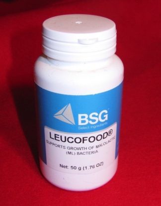 LEUCOFOOD YEAST NUTRIENT 50g ENERGIZER for MALOLACTIC FERMENTATION SOFTER WINES