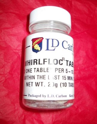 WHIRLFLOC IRISH MOSS 10 TABS HOMEBREW CLARIFIER TABLETS FOR BREWING BEER MAKING