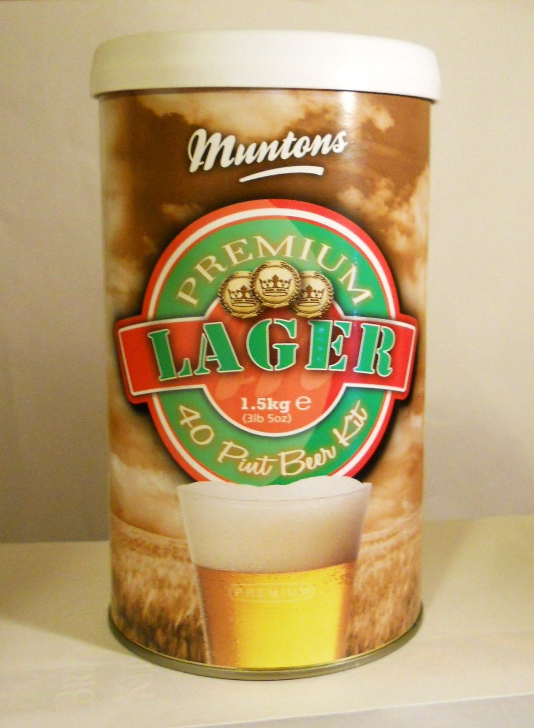 DENTED CAN BEER KIT EURO LAGER MUNTONS EASY 2-WEEK 5 GALLON BEER BREWING INGREDIENTS KIT - Image 5