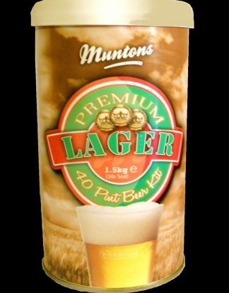 BEER KIT EURO LAGER MUNTONS PREMIUM EASY 2-WEEK 5 GALLON BEER BREWING INGREDIENTS KIT