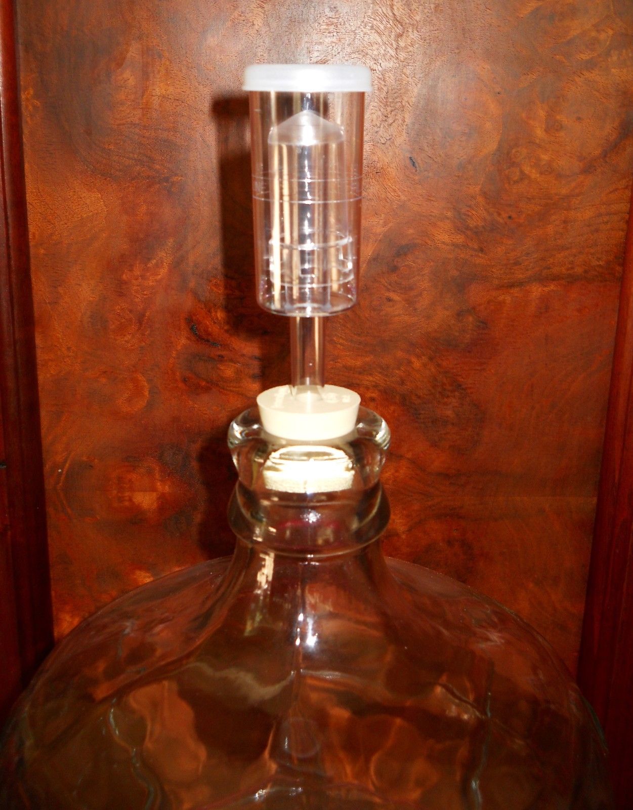 GLASS CARBOY 6 GALLON SECONDARY FERMENTER KIT +BUNG+AIRLOCK HOMEBREW