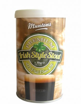 BEER KIT BLACK DEATH IRISH STOUT MUNTONS HOPPED MALT EXTRACT BREWING INGREDIENTS