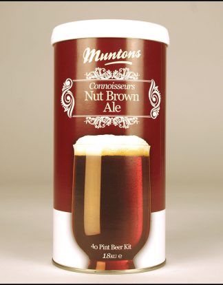 BEER KIT Muntons Connoisseurs NUT BROWN ALE Home Brewing Hopped Extract Ingredient Kit