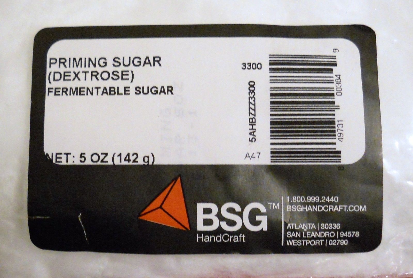 5oz CORN SUGAR PREMEASURED PRIMING SUGAR FOR CARBONATING SODA BEER MAKING KIT DOES 5 GAL - Image 4