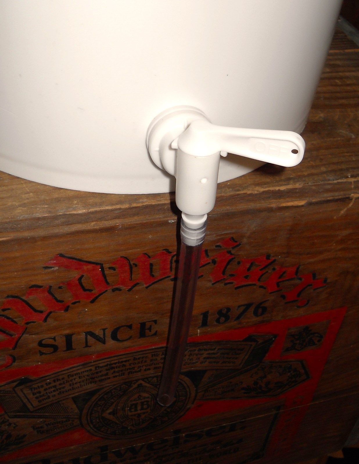 SPIGOT VINTAGE SHOP FAST FILLER for 1″ DRILLED BOTTLING BUCKET OR