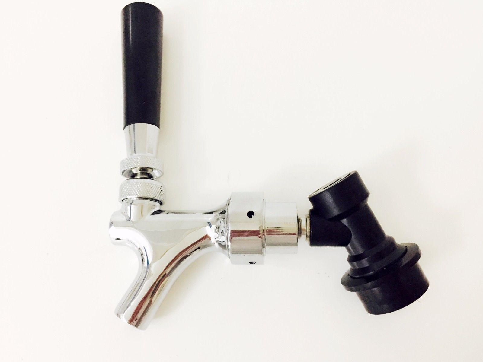 BEER TAP SAMPLING FAUCET w/ BALL LOCK QUICK DISCONNECT for CORNELIUS CORNY KEG - Image 5