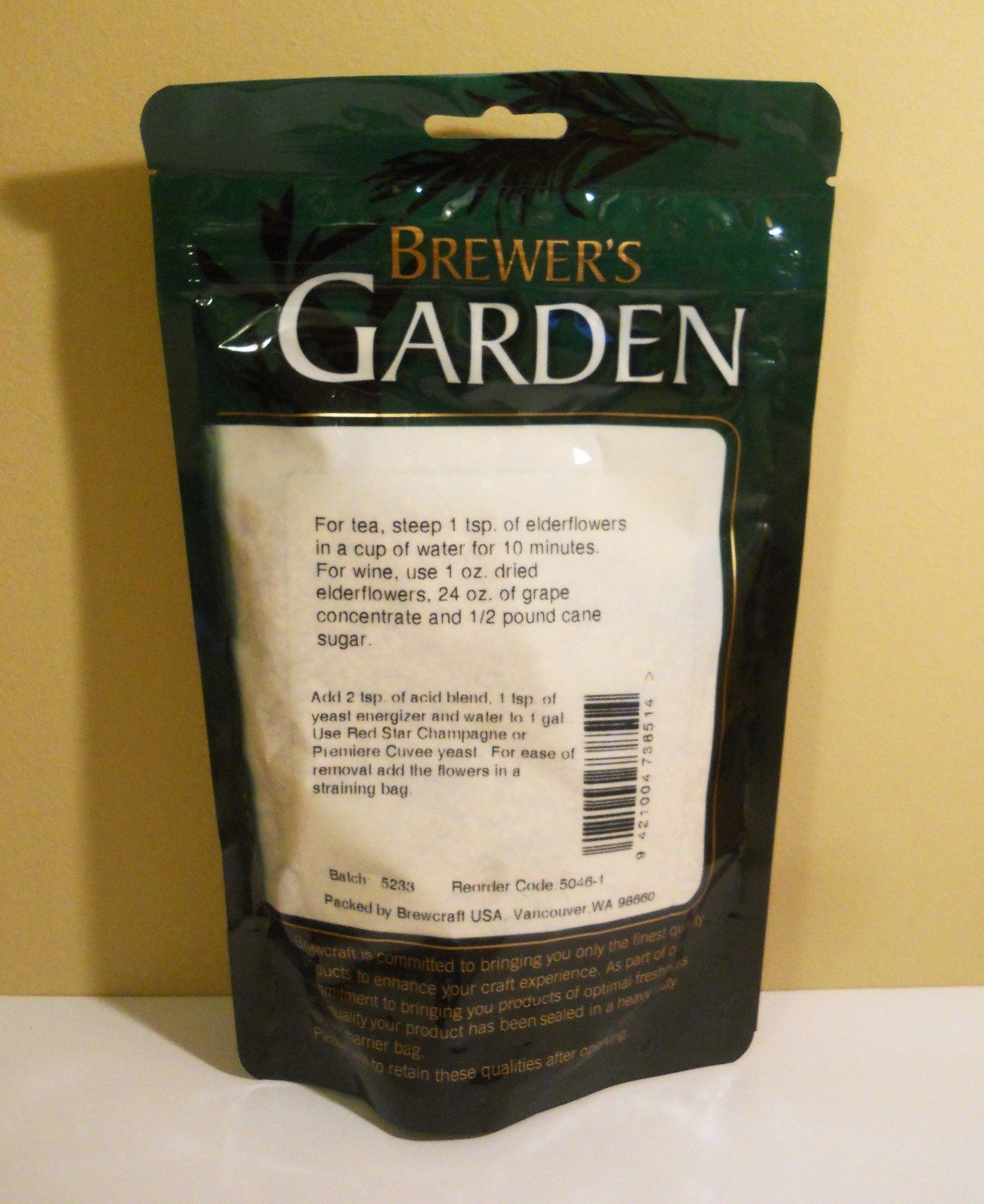 DRIED ELDERFLOWERS 2oz BREWERS BEST for Elderflower Wine Shine Jelly or COUGH SYRUP - Image 4