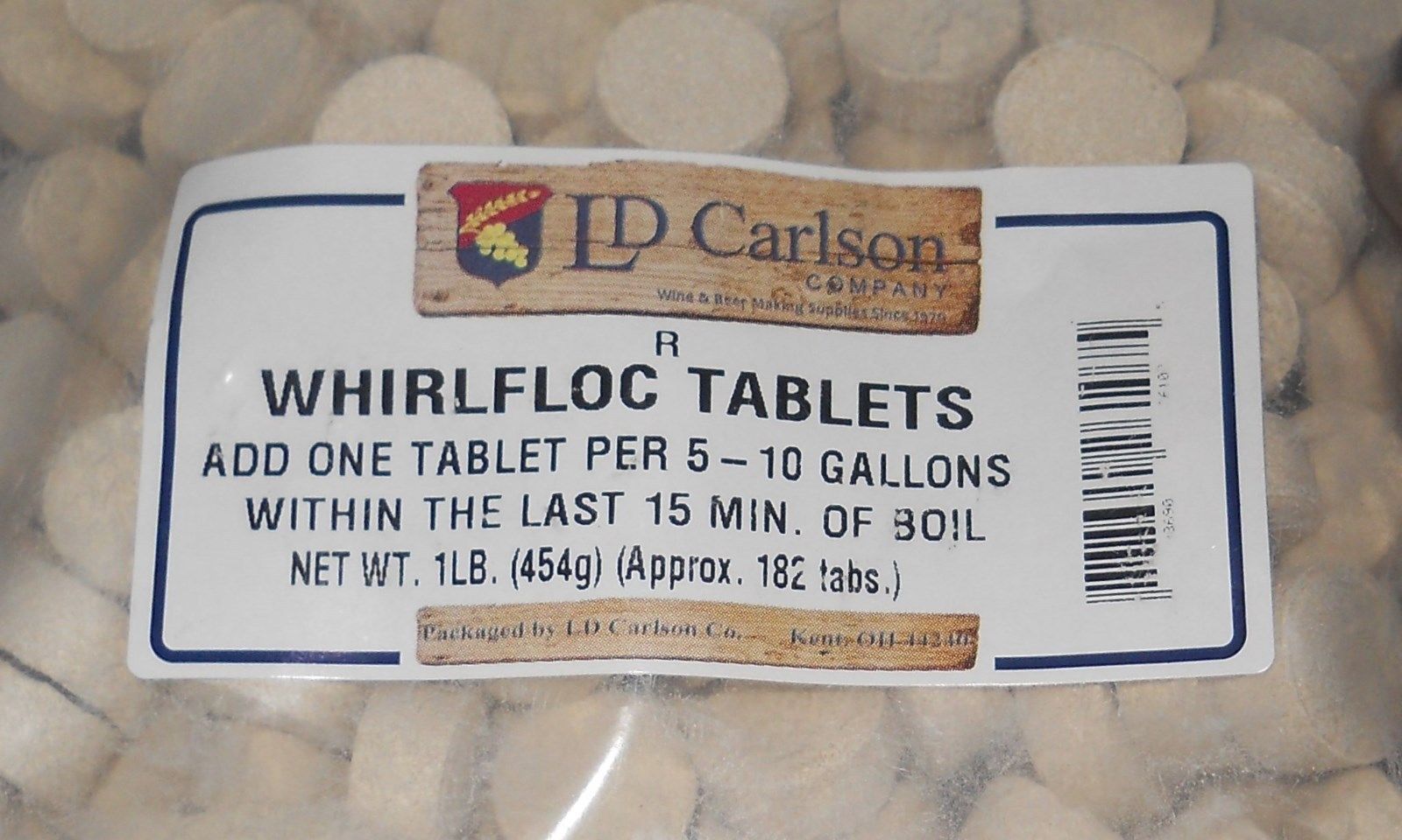 WHIRLFLOC TABLETS 1 POUND IRISH MOSS TABS CLEAR BEER CLARIFIER FOR HOME BREWING - Image 3