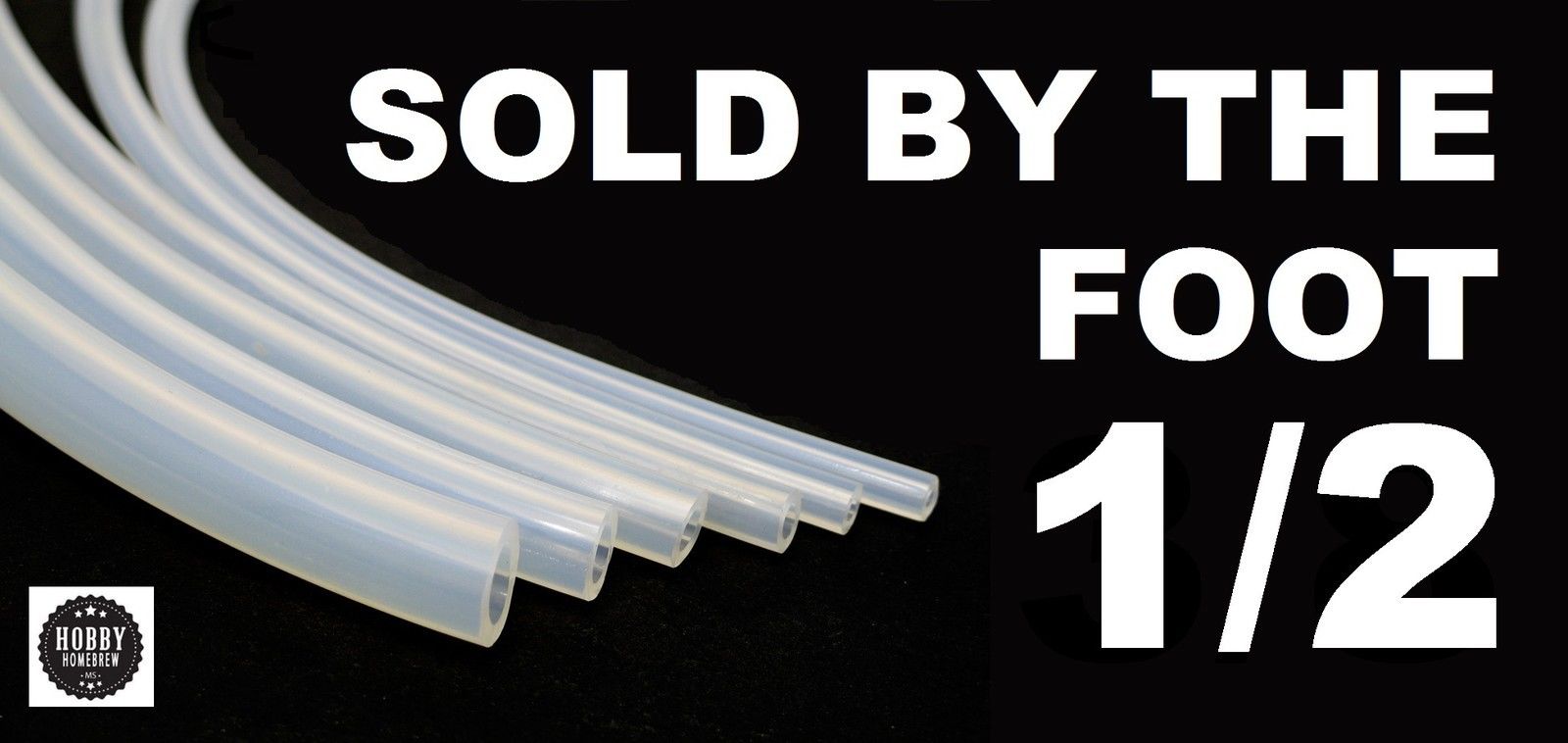 HIGH TEMP SILICONE TUBING 1/2″ .500 ID TUBE HOME BREWING KETTLE HOSE