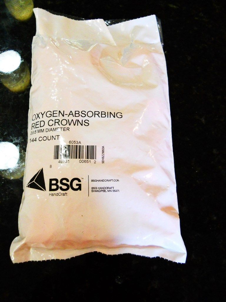 CROWN CAPS 144 NEW RED BOTTLE CAPS STANDARD 26.5 SIZE FOR SODA AND BEER BOTTLES Hobby Homebrew