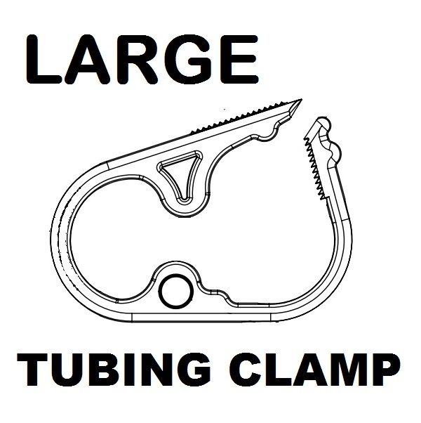 TUBING CLAMP LARGE 6 PACK 2-POSITION SIPHON HOSE SHUT OFF VALVE BEER WINE KIT - Image 2