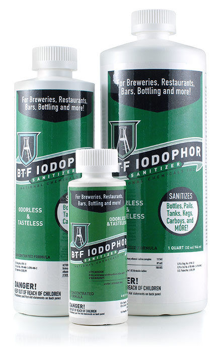 IODOPHOR BTF SANITIZER 4 oz Iodine Sterilizer B-T-F For Sanitizing Beer and Wine Making Equipment - Image 10